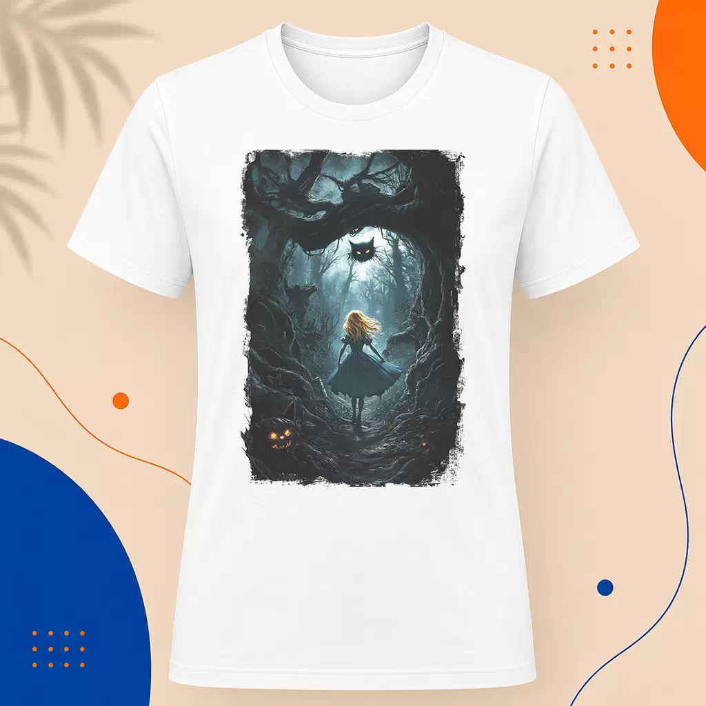 Pánské tričko - Alenka a šílenství – Alice & Madness